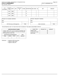 Form RW13-05 Utility Agreement - California, Page 4