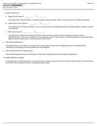 Form RW13-05 Utility Agreement - California, Page 6