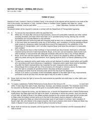 Form RW12-04 Notice of Sale - Verbal Bid - California, Page 2