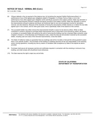Form RW12-04 Notice of Sale - Verbal Bid - California, Page 3