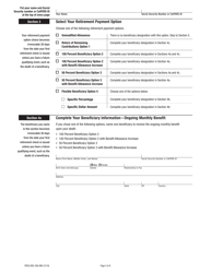 Form PERS-BSD-369-NM &quot;Nonmember Service Retirement Election Application&quot; - California, Page 2