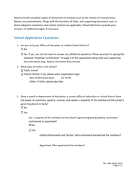 School Applicant Questionnaire - California, Page 2