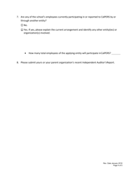 School Applicant Questionnaire - California, Page 4