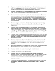 Additional Conditions of Probation for Adult Sex Offenders - Colorado, Page 2