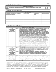 Form DBPR ID1 Interior Designer - Application to Take the National Council of Interior Design Qualifications (Ncidq) Exam - Florida, Page 5
