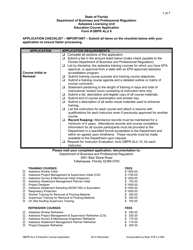 Document preview: DBPR Form ALU8 Education Course Application - Florida