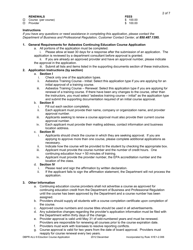 DBPR Form ALU8 Education Course Application - Florida, Page 2