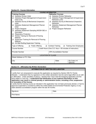 DBPR Form ALU8 Education Course Application - Florida, Page 5