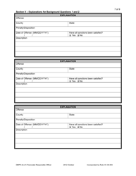DBPR Form ALU5 Application for Financially Responsible Officer - Florida, Page 7