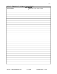 DBPR Form ALU5 Application for Financially Responsible Officer - Florida, Page 8