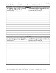 Form DBPR ALU4 Request for Change of Status - Florida, Page 11