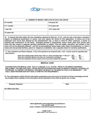 DBPR Form FCL1001 Application for Permit to Hire Minors by the Entertainment Industry - Florida, Page 3