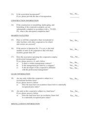 DBPR Form CO6000-33-024 Developer/Cooperative Filing Statement - Florida, Page 3