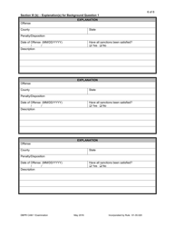 Form DBPR CAM1 Application for Community Association Manager Examination - Florida, Page 6