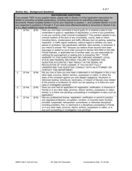 Form DBPR CAM5 Application to Reinstate Null and Void License - Florida, Page 4