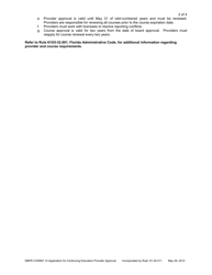 Form DBPR COSMO10 Application for Continuing Education Provider Approval - Florida, Page 2