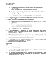 DBPR Form TS6000-6 Single Site/Component Site Timeshare Filing Statement - Florida, Page 4