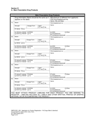 Form DBPR-DDC-229 &quot;Application for Product Registration - Rx Drugs (Main &amp; Identical)&quot; - Florida, Page 5