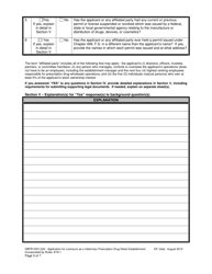 Form DBPR-DDC-222 Application for Veterinary Prescription Drug Retail Establishment - Florida, Page 5