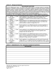 Form DBPR-DDC-220 Application for Third Party Logistic Provider Permit - Florida, Page 7
