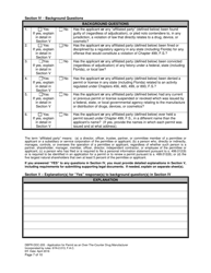 Form DBPR-DDC-205 &quot;Application for Permit as an Over-the-Counter Drug Manufacturer&quot; - Florida, Page 7