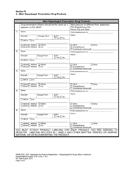Form DBPR-DDC-230 &quot;Application for Product Registration - Repackaged Rx Drugs (Main &amp; Identical)&quot; - Florida, Page 5