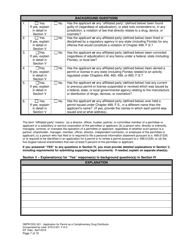 Form DBPR-DDC-221 Application for Permit as a Complimentary Drug Distributor - Florida, Page 7