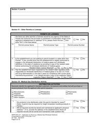 Form DBPR-DDC-217 Application for Permit as a Medical Gas Wholesale Distributor - Florida, Page 8