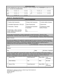 Form DBPR-DDC-223 Application for Permit as a Medical Oxygen Retail Establishment - Florida, Page 4