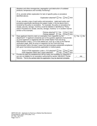 Form DBPR-DDC-204 Application for Permit as a Medical Gas Manufacturer - Florida, Page 10