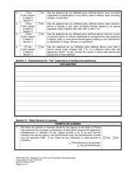 Form DBPR-DDC-203 Application for Permit as a Prescription Drug Repackager - Florida, Page 8