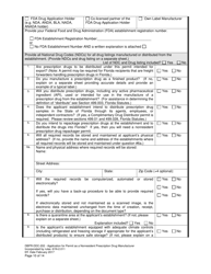 Form DBPR-DDC-202 Application for Permit as a Nonresident Prescription Drug Manufacturer - Florida, Page 10