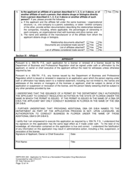 Form DBPR-DDC-202 Application for Permit as a Nonresident Prescription Drug Manufacturer - Florida, Page 13
