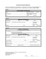 Form DBPR-DDC-226 Application for Certification as a Designated Representative - Florida, Page 10