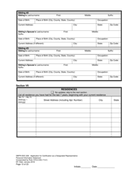 Form DBPR-DDC-226 Application for Certification as a Designated Representative - Florida, Page 13