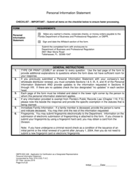 Form DBPR-DDC-226 Application for Certification as a Designated Representative - Florida, Page 9