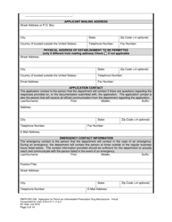 Form DBPR-DDC-236 &quot;Application for Permit as a Nonresident Prescription Drug Manufacturer - Virtual&quot; - Florida, Page 3