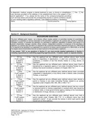 Form DBPR-DDC-236 &quot;Application for Permit as a Nonresident Prescription Drug Manufacturer - Virtual&quot; - Florida, Page 7