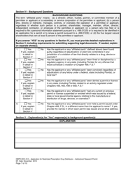 Form DBPR-DDC-212 Application for Restricted Prescription Drug Distributor - Institutional Research Permit - Florida, Page 7
