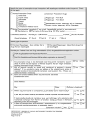 Form DBPR-DDC-237 Application for Permit as a Nonresident Prescription Drug Repackager - Florida, Page 10