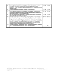 Form DBPR-DDC-234 Application for Restricted Prescription Drug Distributor - Blood Establishment - Florida, Page 9