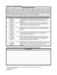 Form DBPR-DDC-210 Application Restricted Prescription Drug Distributor - Destruction Permit - Florida, Page 7
