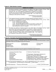 Form DBPR-DDC-214 Application for Permit as an Out-of-State Prescription Drug Wholesale Distributor - Florida, Page 11