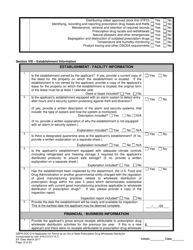 Form DBPR-DDC-214 Application for Permit as an Out-of-State Prescription Drug Wholesale Distributor - Florida, Page 13