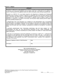 Form DBPR-DDC-214 Application for Permit as an Out-of-State Prescription Drug Wholesale Distributor - Florida, Page 18