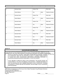 Form DBPR-DDC-214 Application for Permit as an Out-of-State Prescription Drug Wholesale Distributor - Florida, Page 24