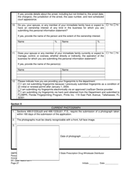 Form DBPR-DDC-214 Application for Permit as an Out-of-State Prescription Drug Wholesale Distributor - Florida, Page 27