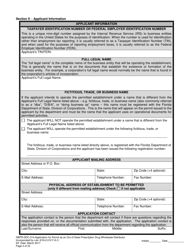 Form DBPR-DDC-214 Application for Permit as an Out-of-State Prescription Drug Wholesale Distributor - Florida, Page 3