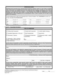 Form DBPR-DDC-214 Application for Permit as an Out-of-State Prescription Drug Wholesale Distributor - Florida, Page 5