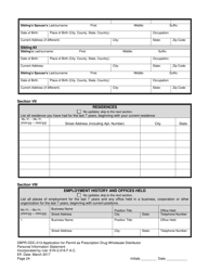 Form DBPR-DDC-213 Application for Permit as a Prescription Drug Wholesale Distributor - Florida, Page 24